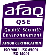 Certification ISO9001 ISO 14001 OHSAS 18001